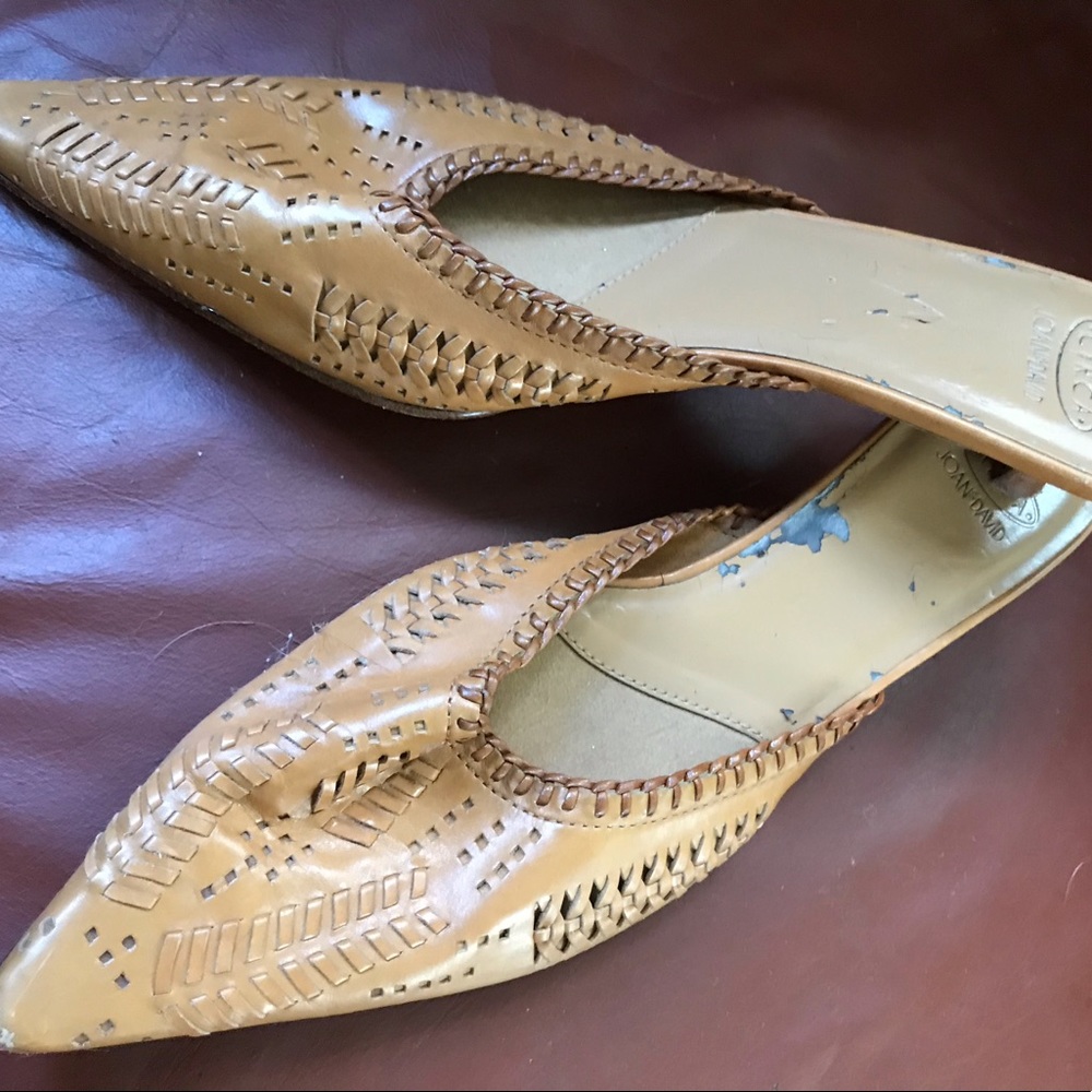 Joan & David Circa Low Heel Sandals.